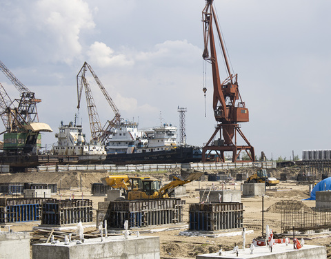 Ход строительства бассейна в краматорске